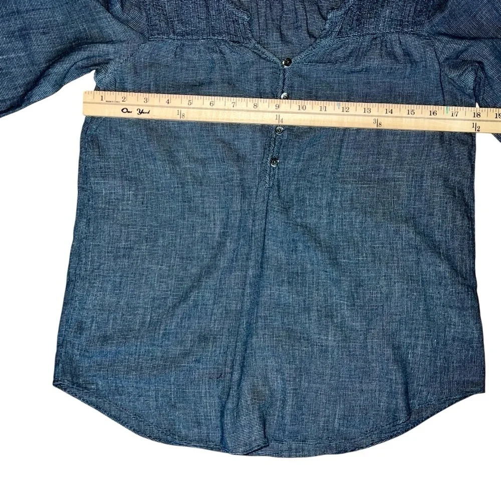 Banana Republic Slim Fit Pearl Snap Mens Size Medium
